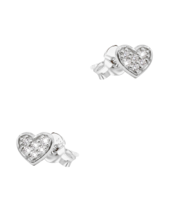 Heart Silver Stud Earring STS-7048